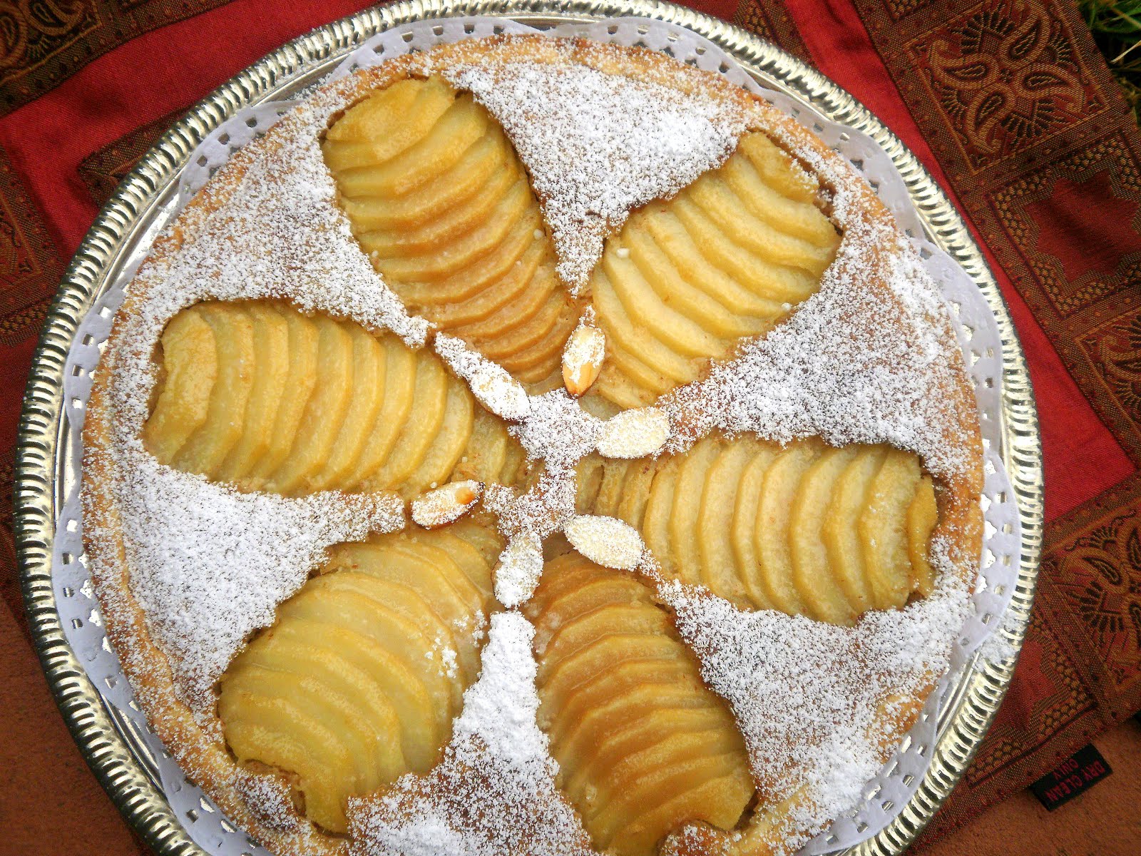 Almond and Pear Tart