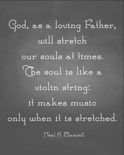 "The soul is like a violin string, it makes music only when it is stretched." | Today We Mourn Our Loss {Our Trisomy 18 Baby} | plus free printable | #free #printable #quote #lds