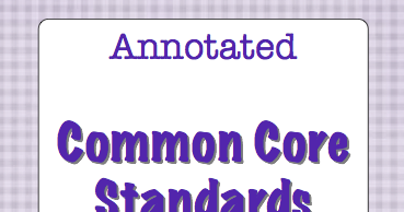 Classroom Freebies: Annotated Common Core Standards for 3rd Grade!