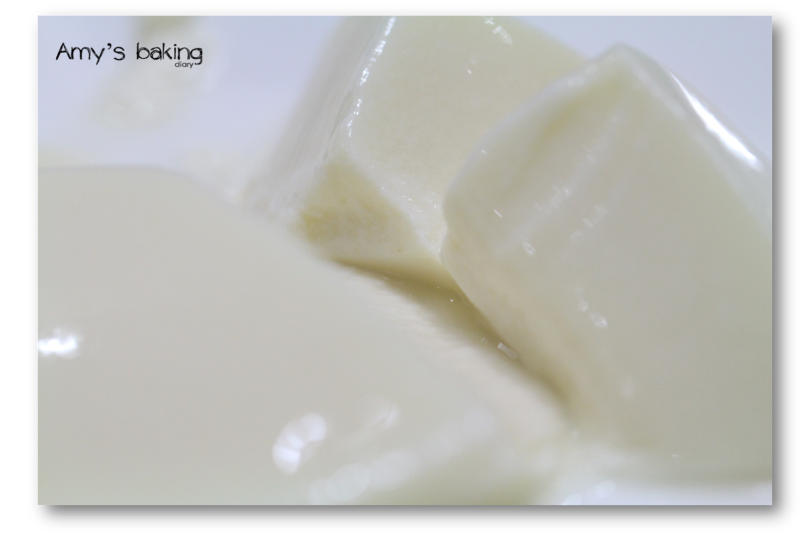 Amy Baking Diary Soy Bean Pudding