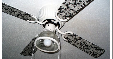 La tienda de la tia tota: Decoracion de un ventilador de techo que ya