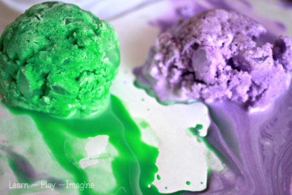 how to make smoothie sensory paints