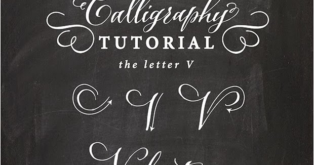 Antiquaria: Calligraphy Tutorial | the Capital Letter "V"