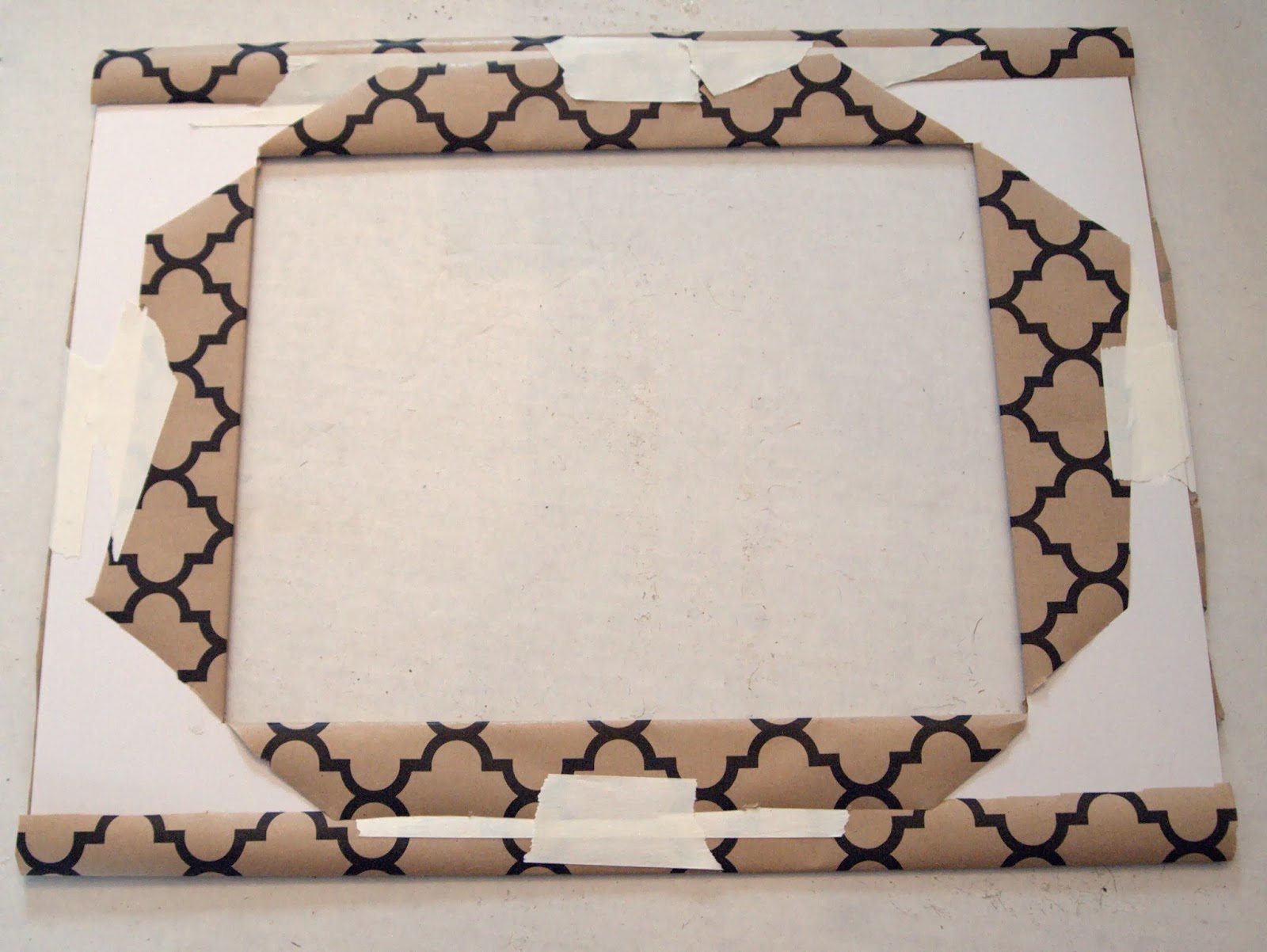 Wrapping Paper Photo Frame Mat Project