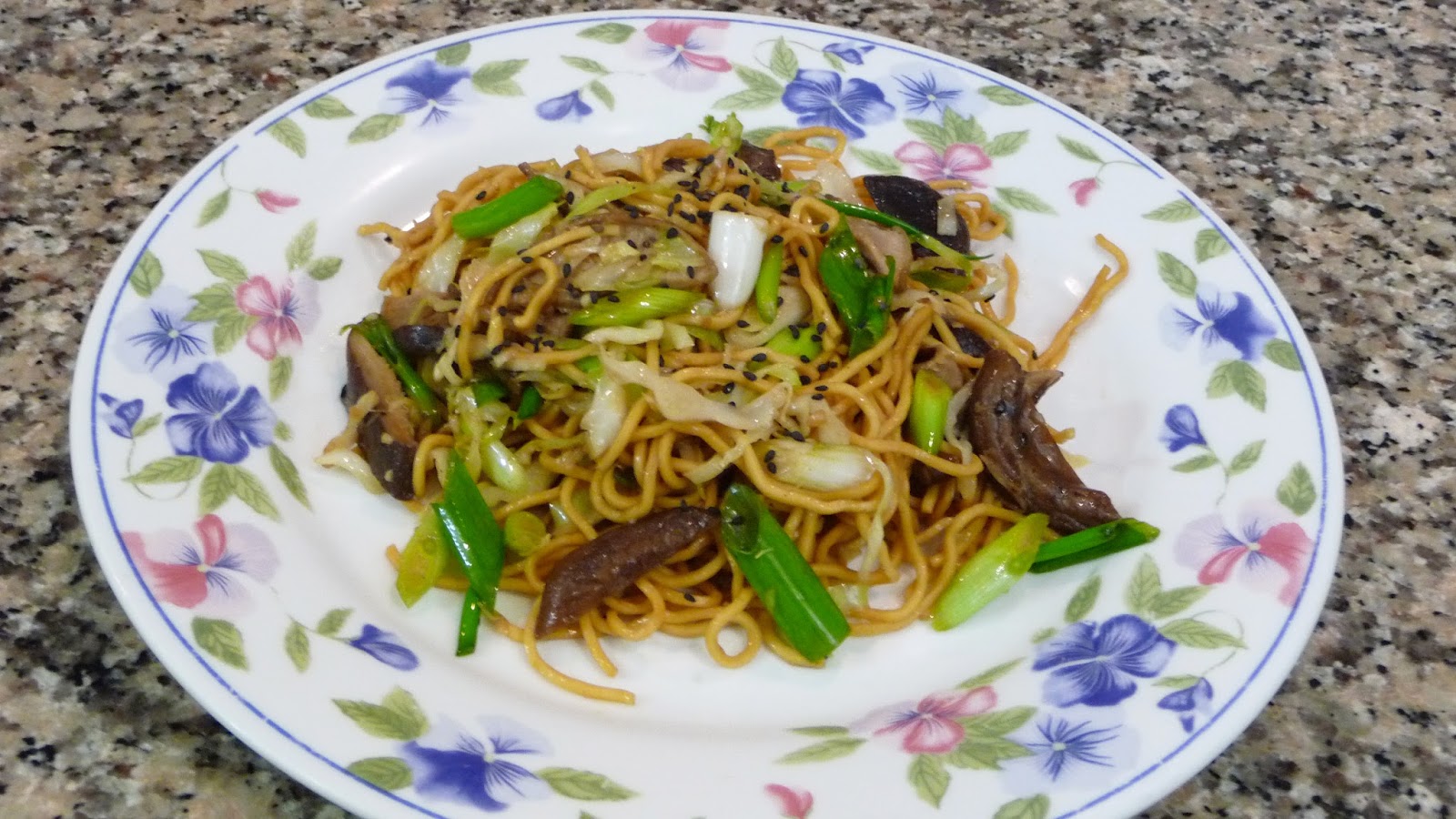 Shiitake Mushroom Lo mein Easy Cooking with Sandy