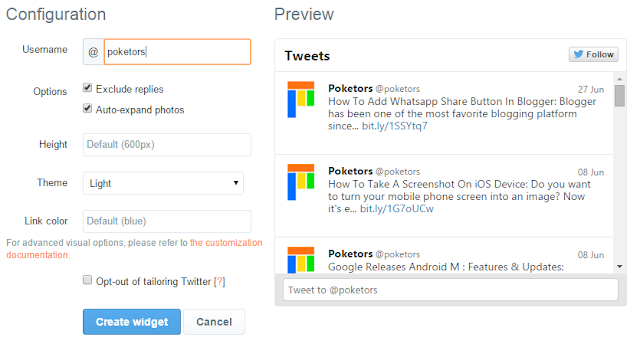 How To Add Twitter Widget To Your Blog