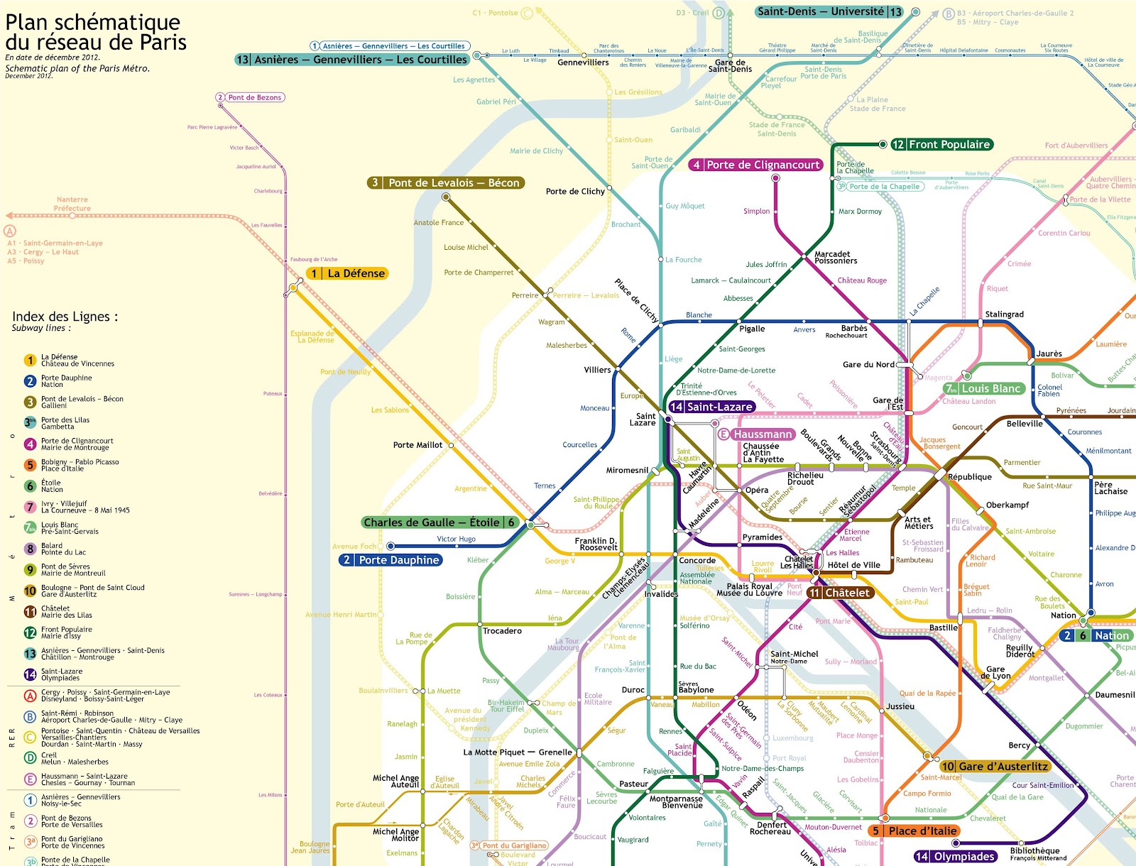 Le metro de paris art print at art.com Rive Gauche: O metrô de Paris