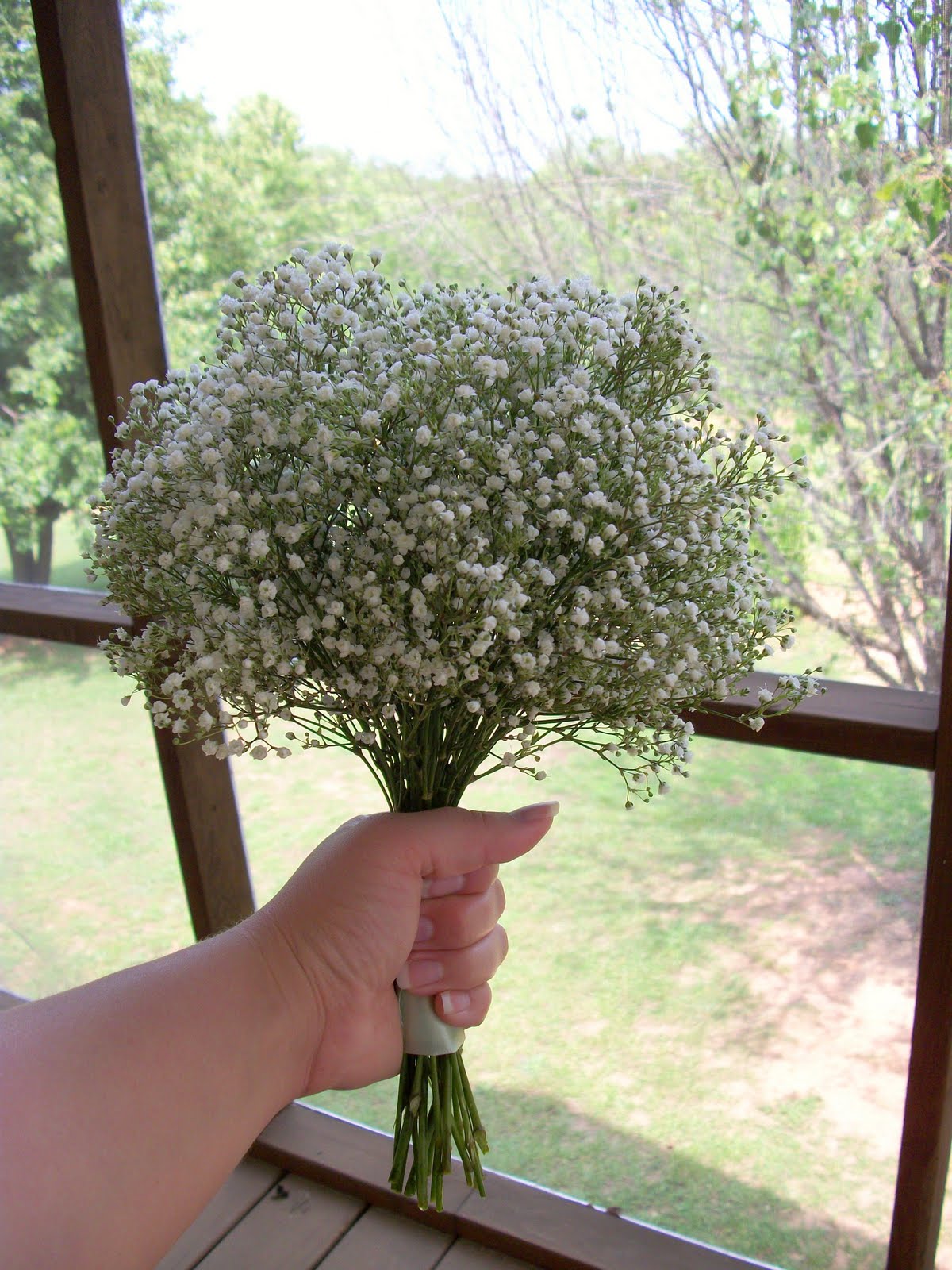 Faith. Home. Love. Baby's Breath Bouquets