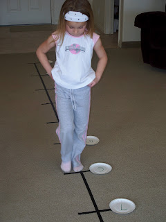 Our Fun Homeschool: Number Line Jumping