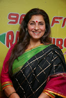 Actress Dimple Kapadia At Radio Mirchi Studio