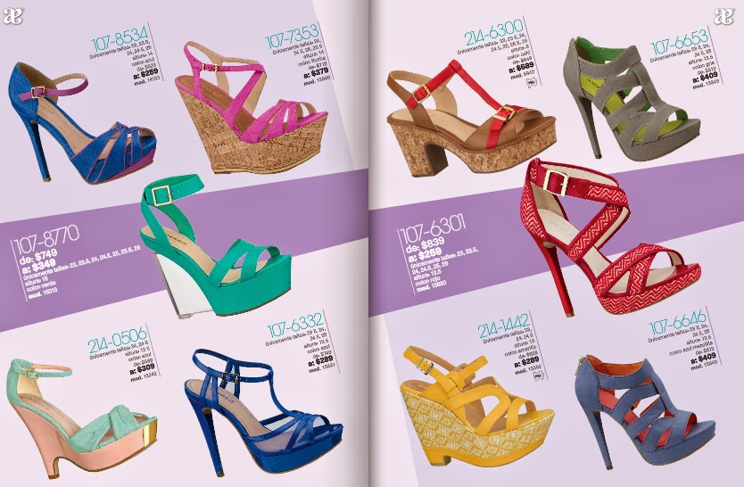 Catalogo de calzado Andrea outlet primavera 2015