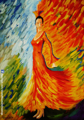 راقصة أسبانية بألوان الجواش مدونة شادى مصطفى