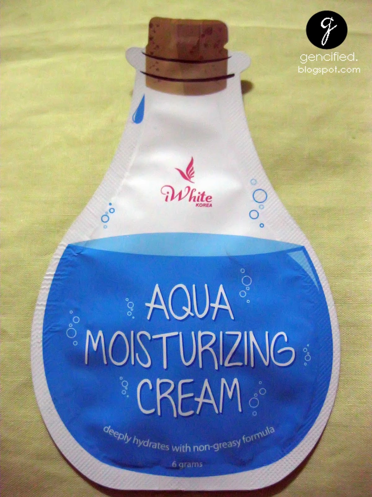 GENCIFIED iWhite Korea Aqua Moisturizing Cream