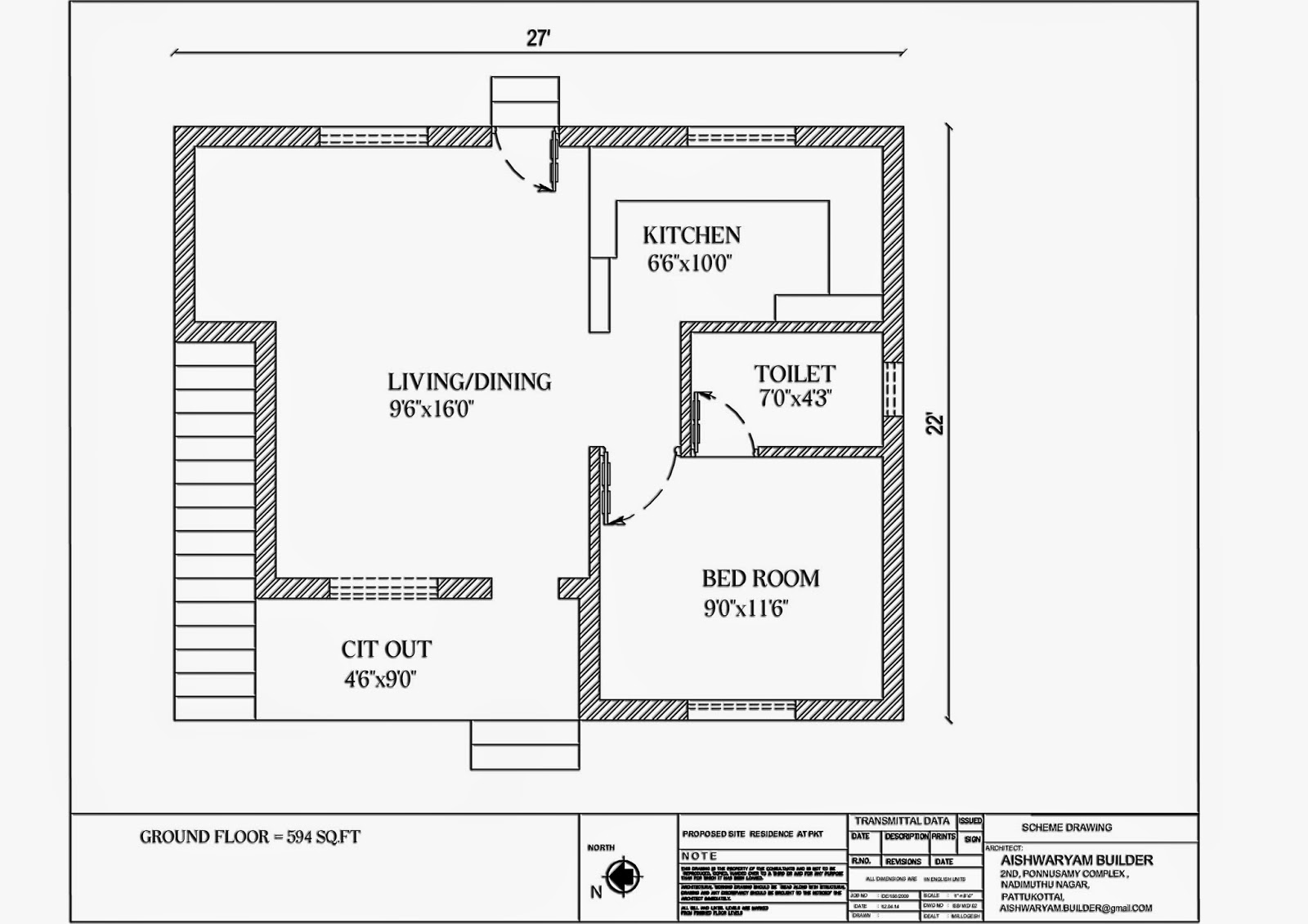 Contractors In Chennai Get Your Budget Home Plan Single Bed