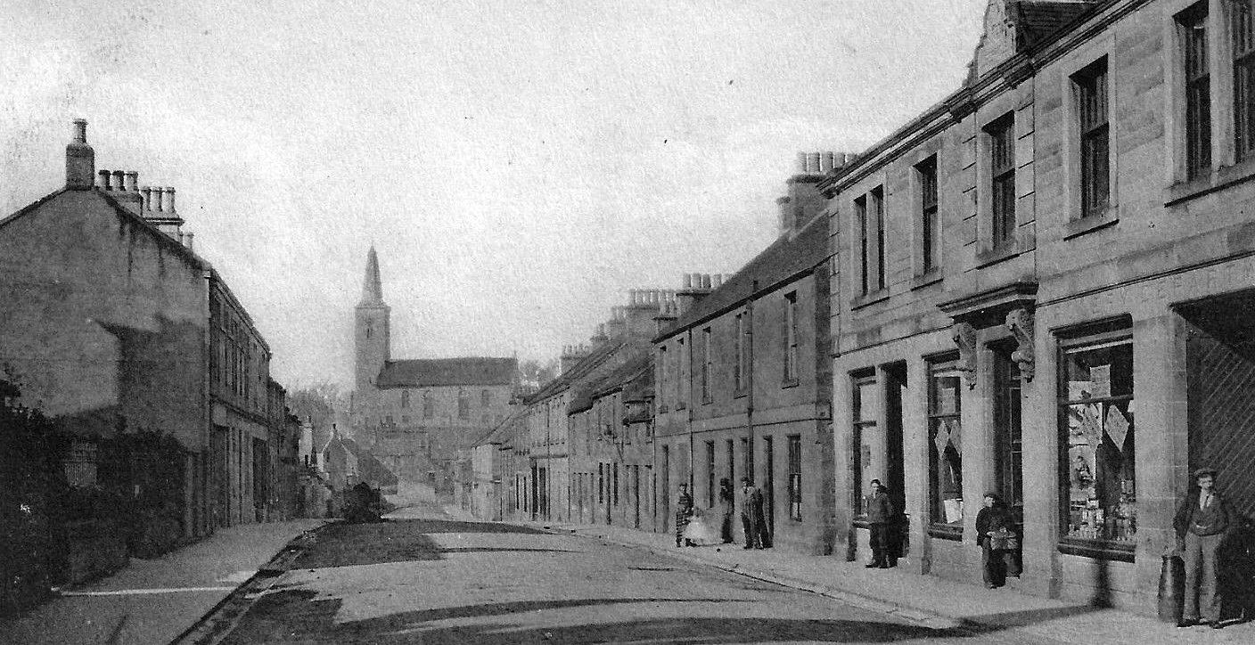 Tour Scotland Photographs Old Photographs High Street Markinch Fife