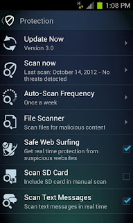 Mobile AntiVirus Security PRO v3.3 for Android