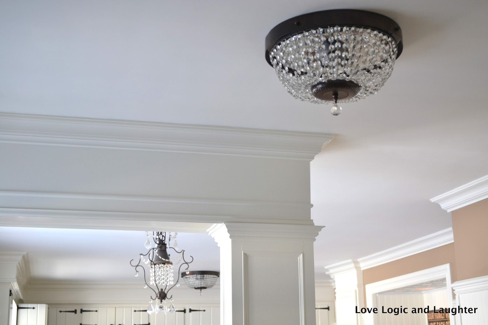 Painted Chandeliers / Light Fixtures Logic & Laughter