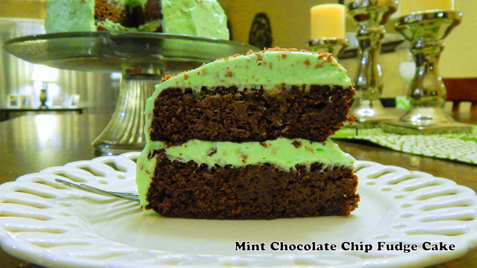 Mint Chocolate Chip Fudge Cake Cut The Wheat