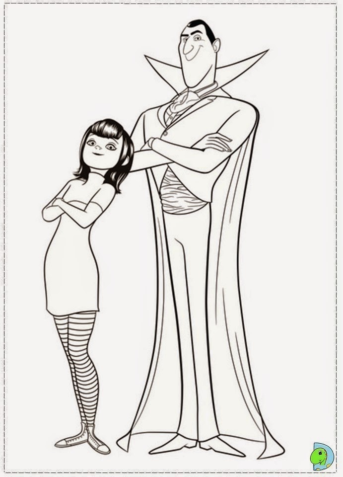 Dinokids Desenhos para colorir Desenhos de Hotel Transilvânia para