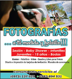 SERVICIOS DE FOTOGRAFÍAS Y CARTELERÍAS