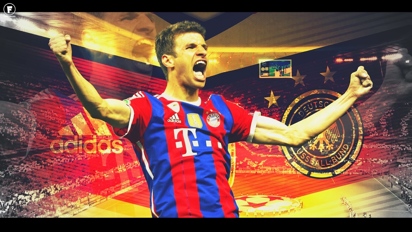 Words Celebrities Wallpapers Thomas Muller Bayern Munich Hd Wallpapers 2015