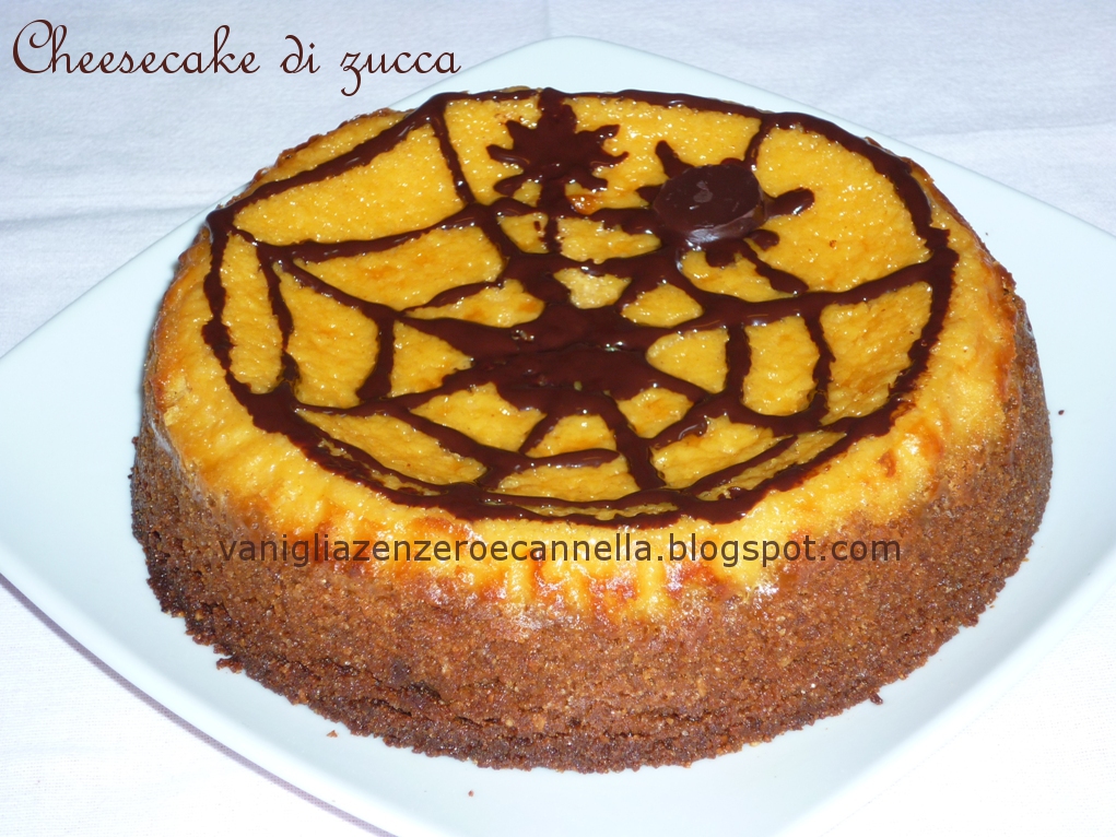 Cheesecake di zucca da Vaniglia Zenzero e Cannella su Akkiapparicette