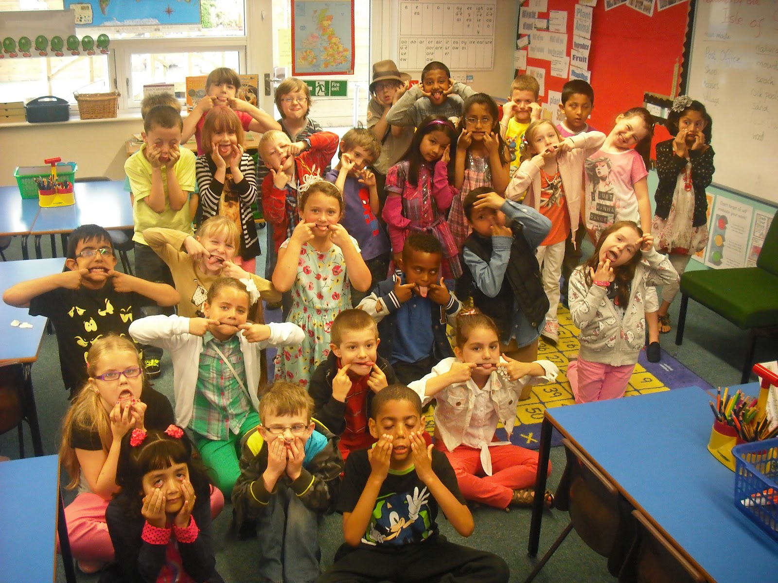 to year 2's blog page. Non school uniform day