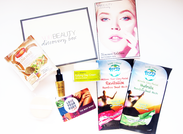You Beauty Discovery Box - September 2015 review