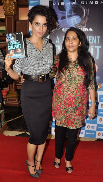 Kangana Ranaut, Vibha Singh, Book, Showbiz, Education, Launch, Convenient Culprit, Author, Mumbai, India, Ceremony, Writer, Bollywood, Actress, 