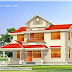 2020 square feet Kerala model residence exterior