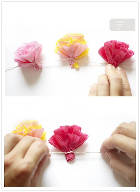 craft time super simple diy flower garlands hey eep paper flower garland making