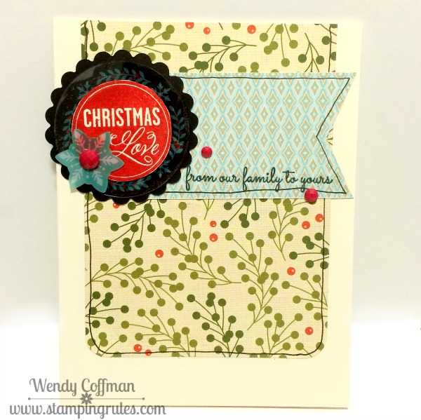 Love xmas cards Stamping Rules!: Day 236: Christmas Love Card