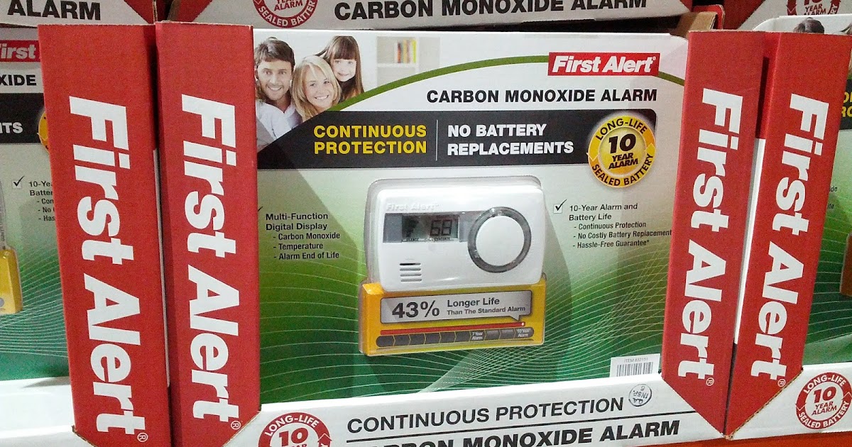 First Alert 10year Carbon Monoxide Alarm Costco Weekender