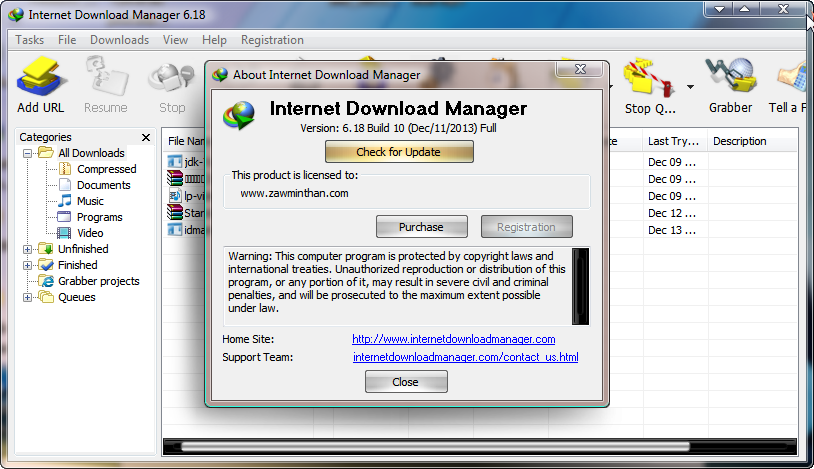 Internet Download Manager 6.18 2013 Final