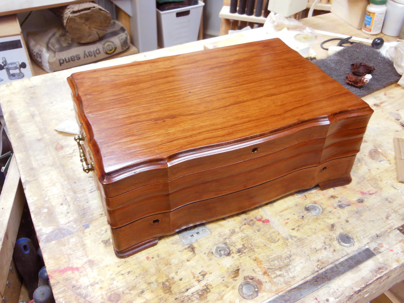 My Adventures in Woodworking Refurbishing a Vintage Jewelry Box