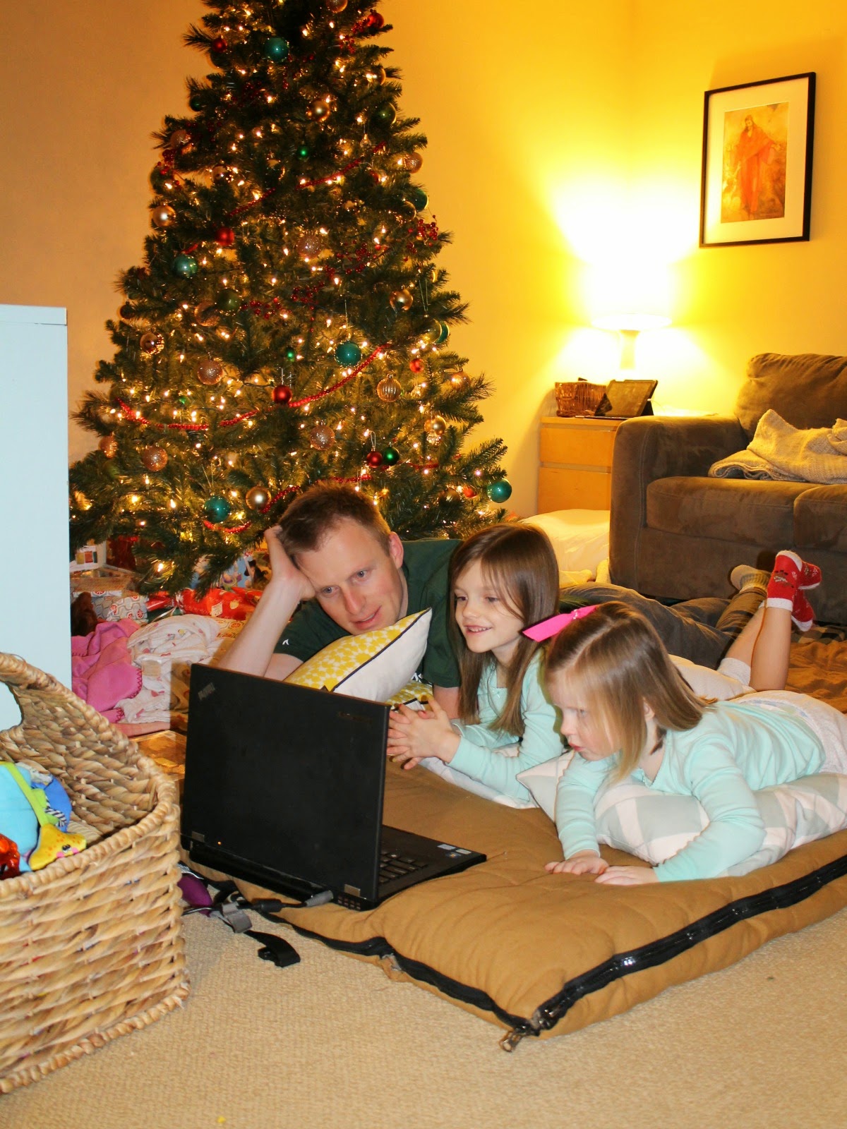 the hawkins family: Christmas Family Sleepover