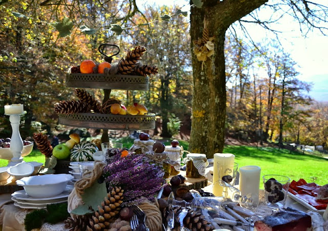 Pic nic d'autunno Shabby Chic