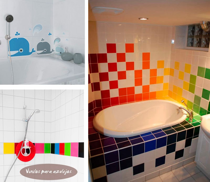 Ideas sencillas para renovar las paredes del baño #smallandlowcost