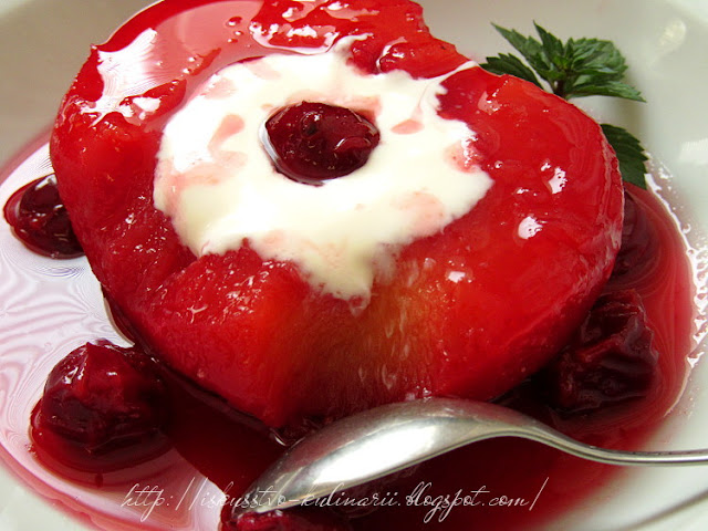 Айва в сиропе с вишней (Vişneli Ayva Tatlısı)