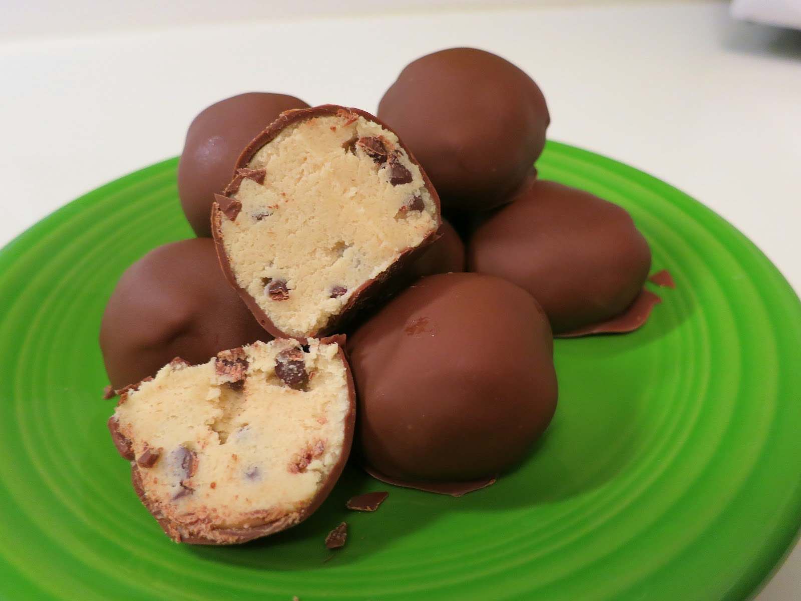 Elizabeth's Dutch Oven Chocolate Covered Cookie Dough Balls