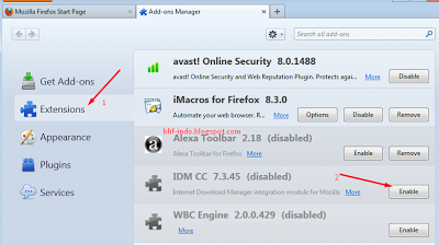 Memunculkan Icon IDM untuk Download Video