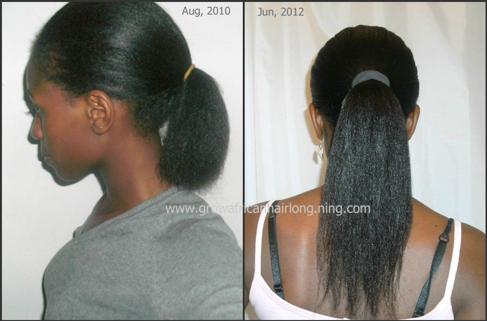 my ponytail comparisson grow