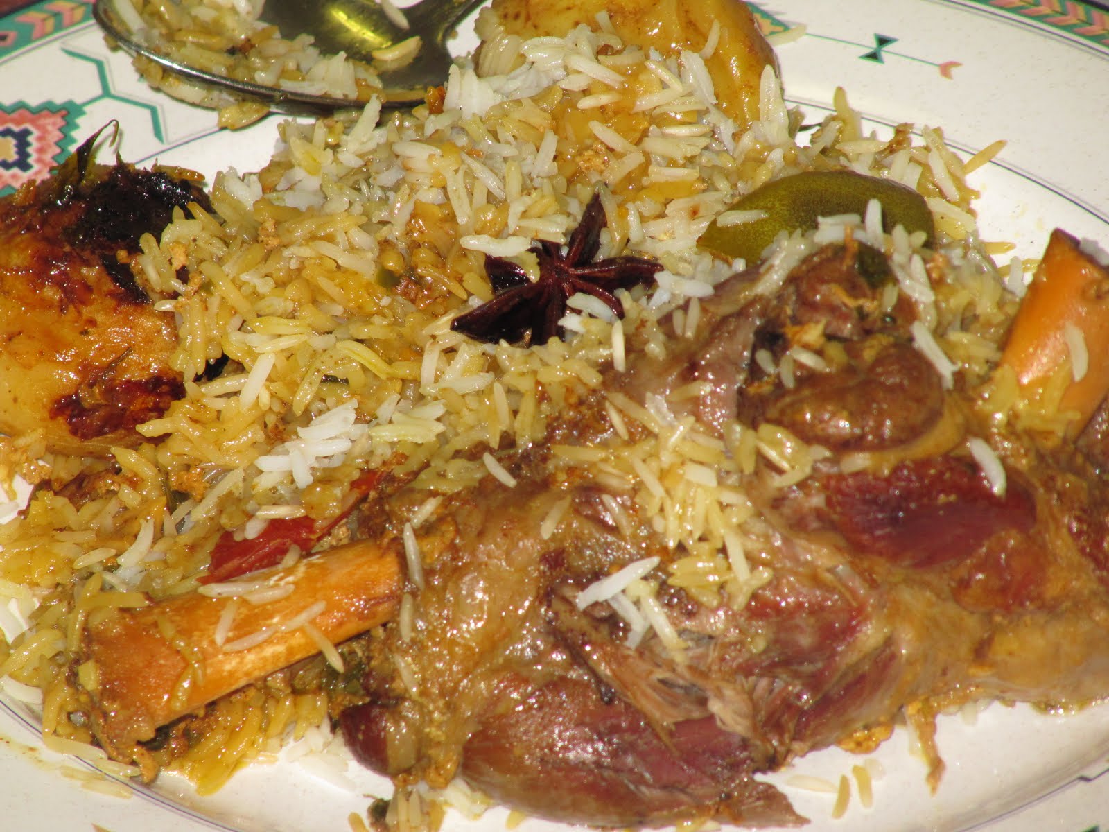Slowcooker lamb biryani