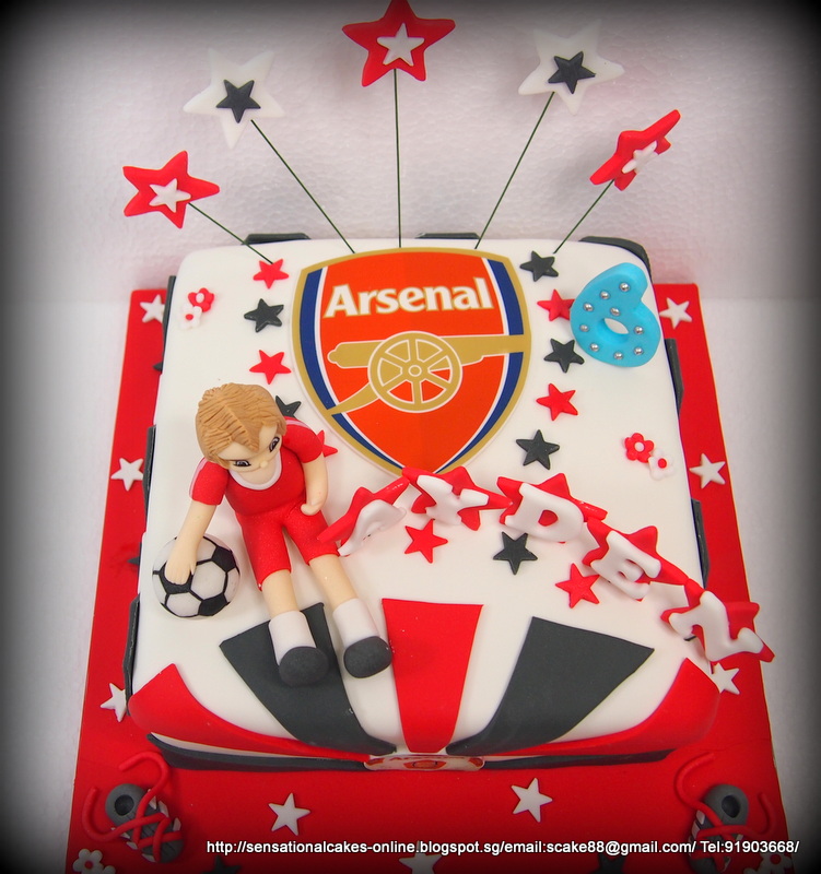 The Sensational Cakes ARSENAL 3D CAKE SINGAPORE