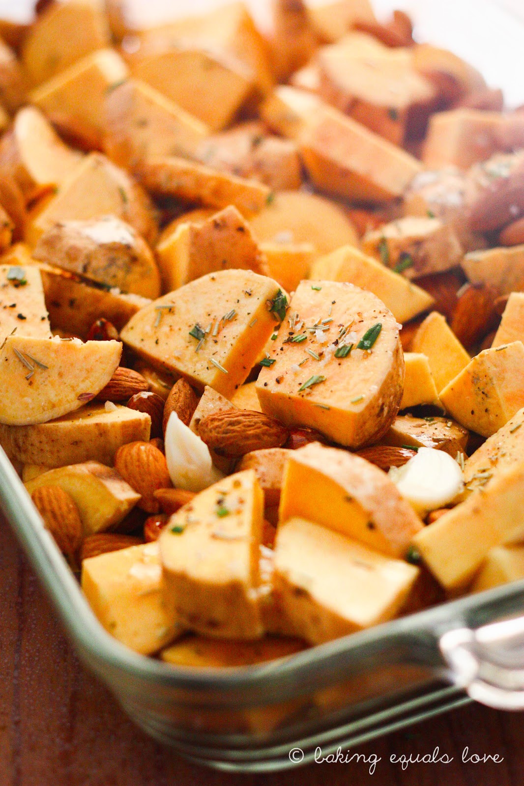 baking = love Resisting the inner fat kid Roasted Kumara and Almond