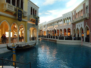 Inside the Venetian hotel Las Vegas