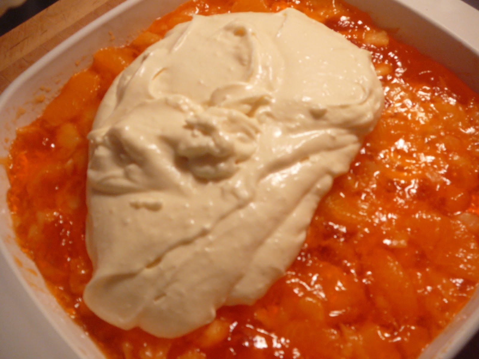 The Hidden Pantry Peach/Apricot Jello Salad, My Favorite Jello Salad