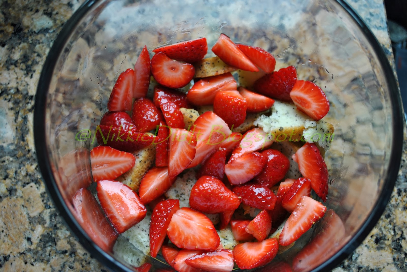 Nikkie Did It * Strawberry Lemon Poppy Trifle