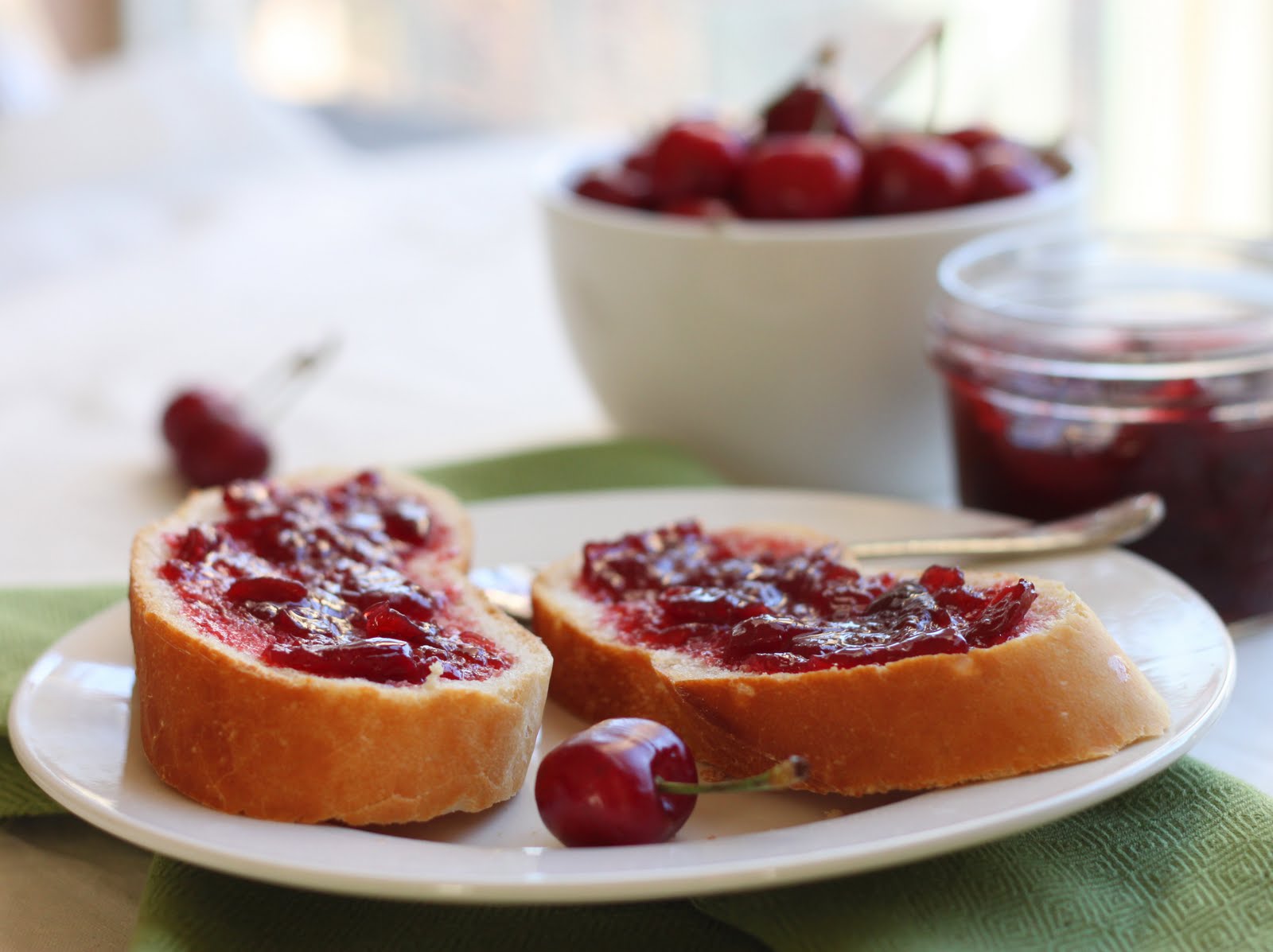 The Cilantropist A Recipe for Sweet Cherry Preserves