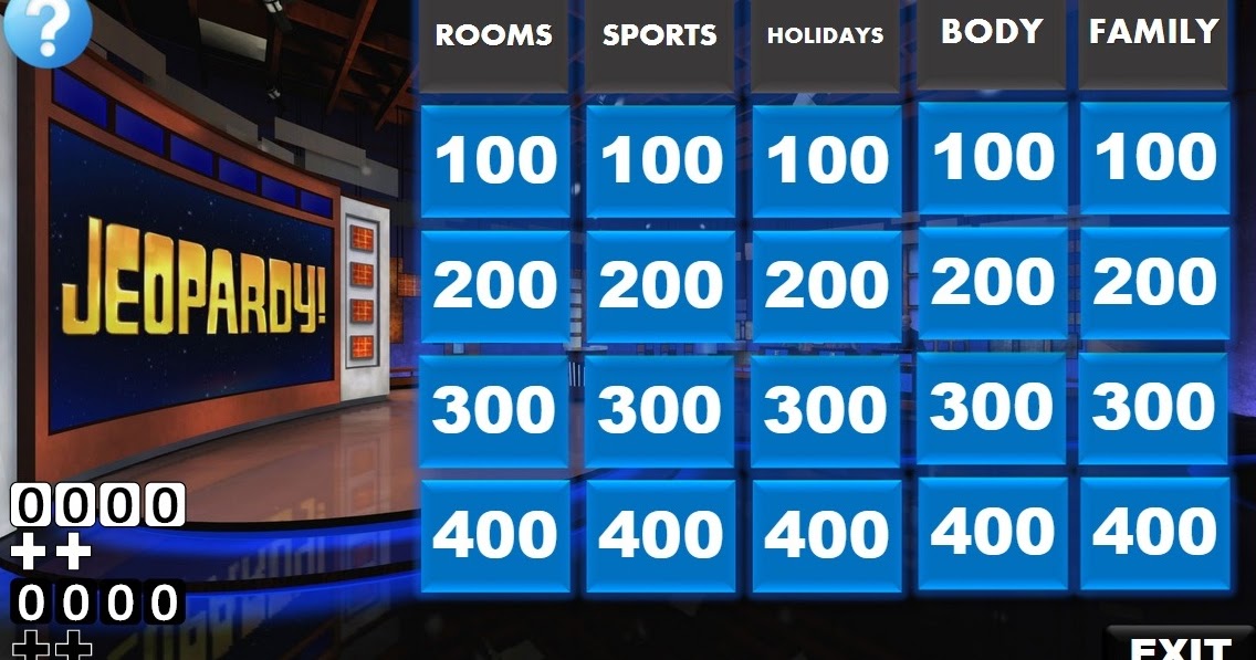 English stuff ESL JEOPARDY (various levels)